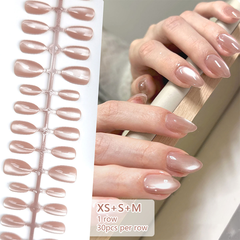 Nail Art Xs - 30 Uñas Postizas con Efecto Magnético