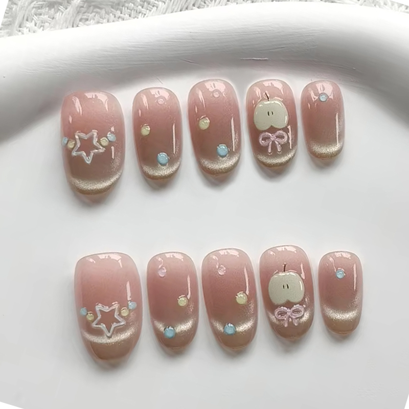 Nail Art Xs - 10 Uñas Postizas con Diseño de