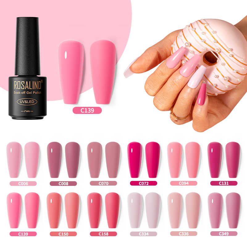 Peel Off Base Coat - ROSALIND-esmalte de uñas en Gel multicolor,