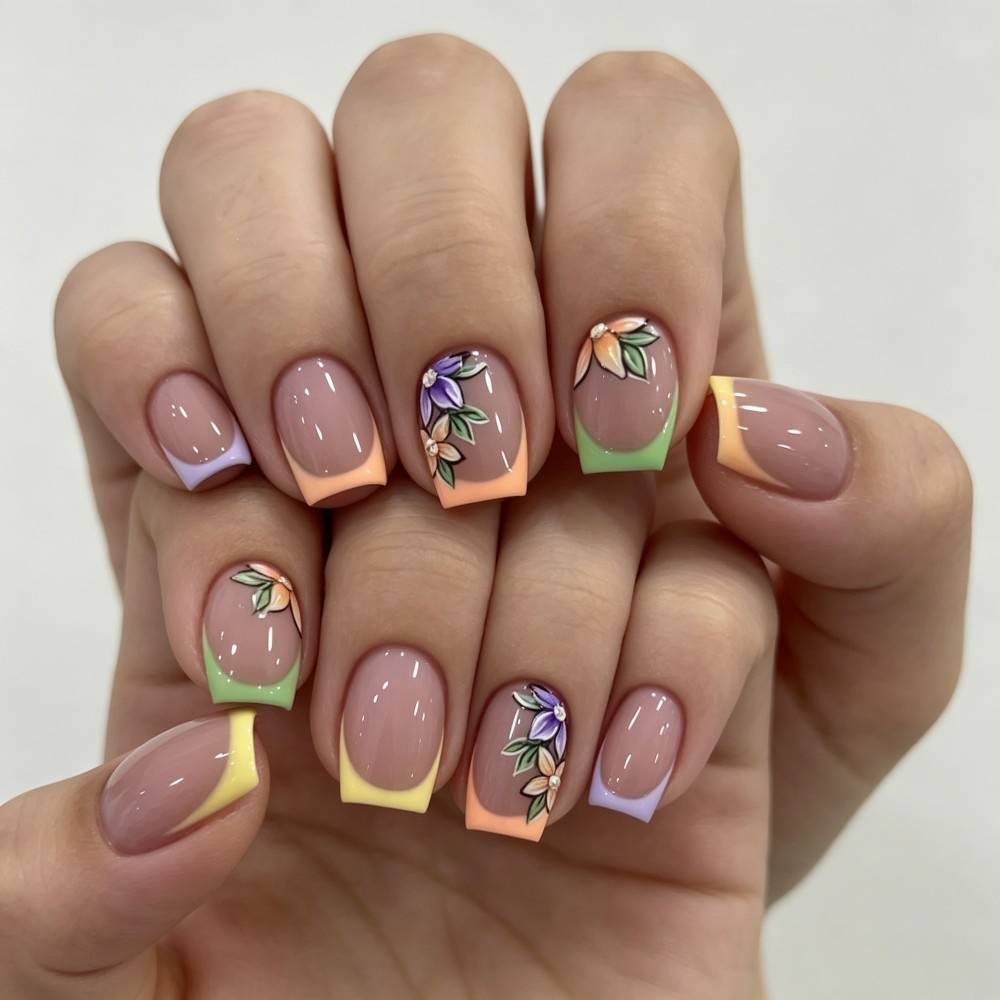 24 Uñas Postizas Rosadas con D - Press On Nail Set reseña y precio