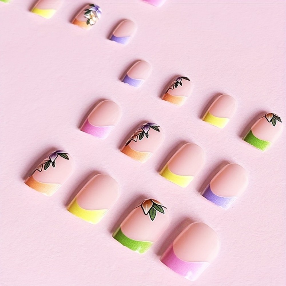 24 Uñas Postizas Rosadas con D - Press On Nail Set reseña y precio