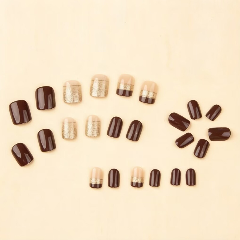 Uñas postizas cuadradas cortas - Press On Nail Set reseña y precio