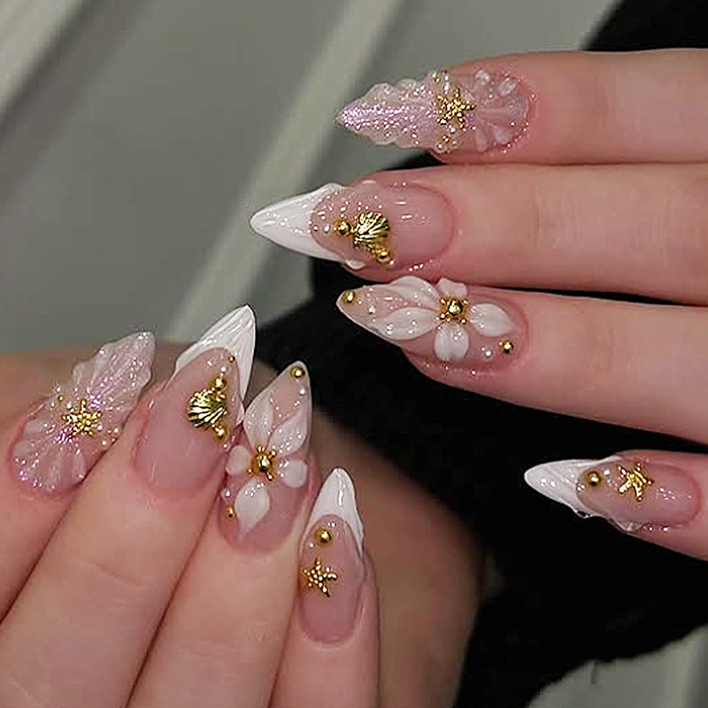 24 Uñas Postizas de Almendra c - Press On Nail Set reseña y precio