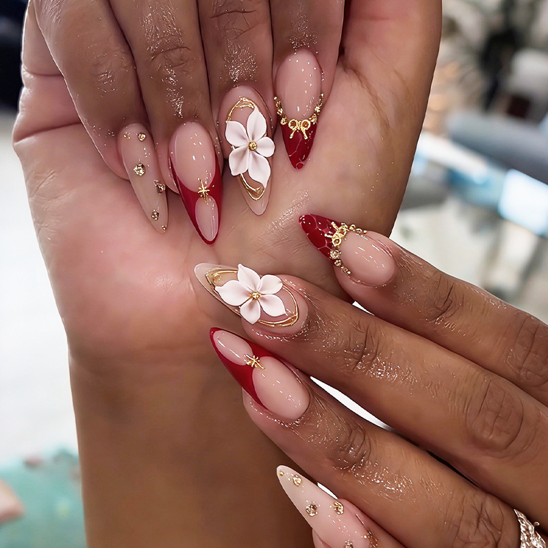 24 Uñas Postizas de Almendra c - Press On Nail Set reseña y precio