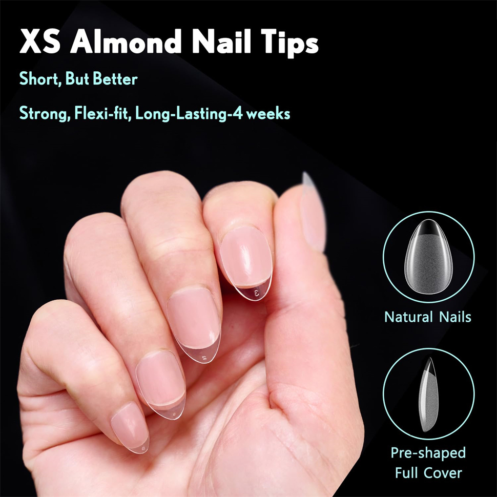 600 Uds. Suministros de puntas - Nail Art Xs reseña y precio