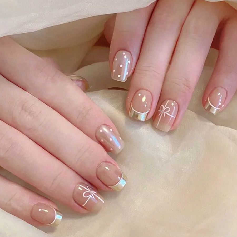 Uñas postizas cortas cuadradas - Nail Art Xs reseña y precio