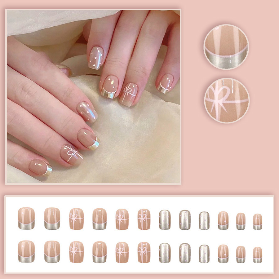 Uñas postizas cortas cuadradas - Nail Art Xs reseña y precio