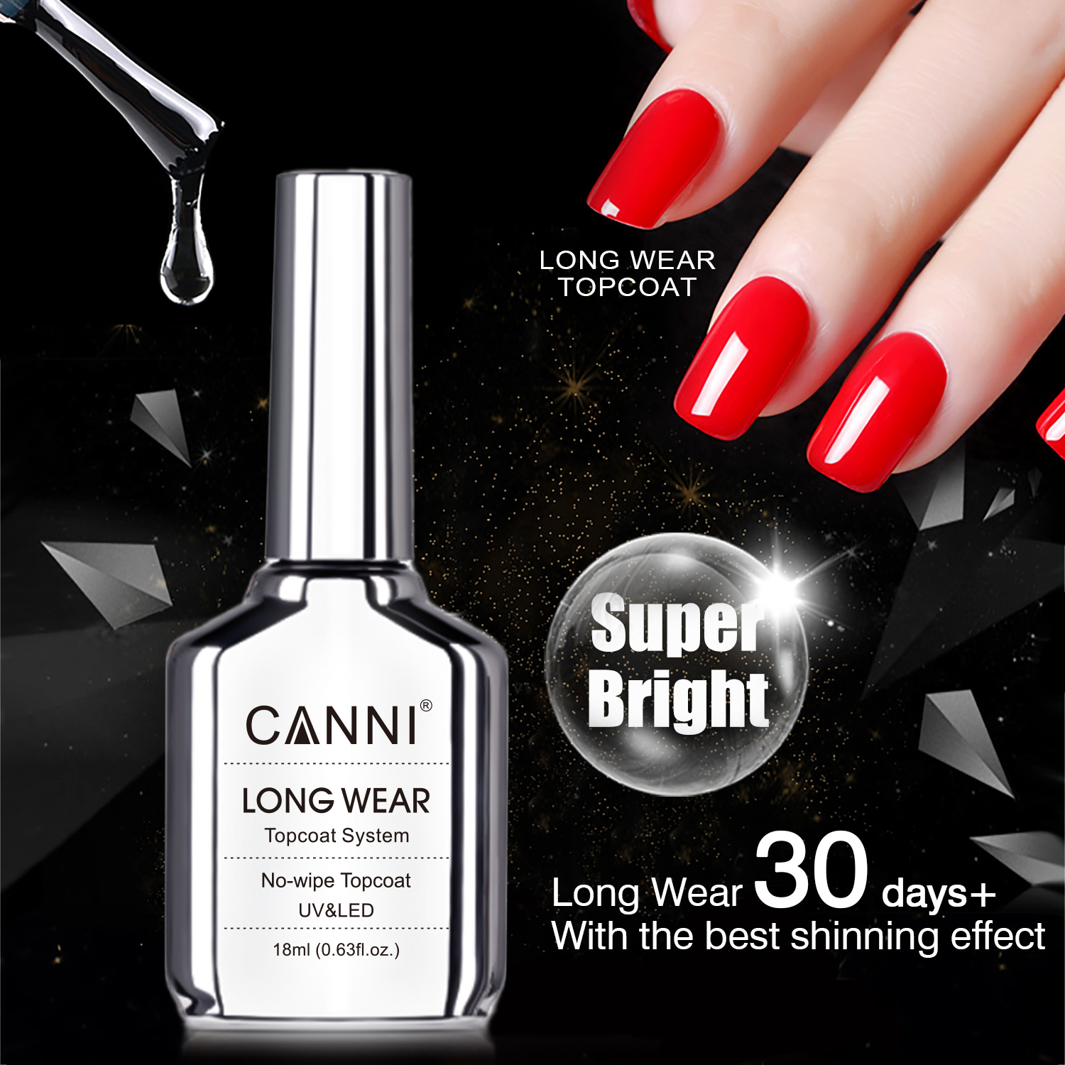 CANNI-esmalte de uñas de Gel s - Peel Off Base Coat reseña y precio