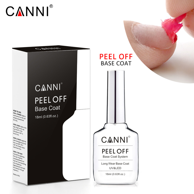 CANNI-esmalte de uñas de Gel s - Peel Off Base Coat reseña y precio