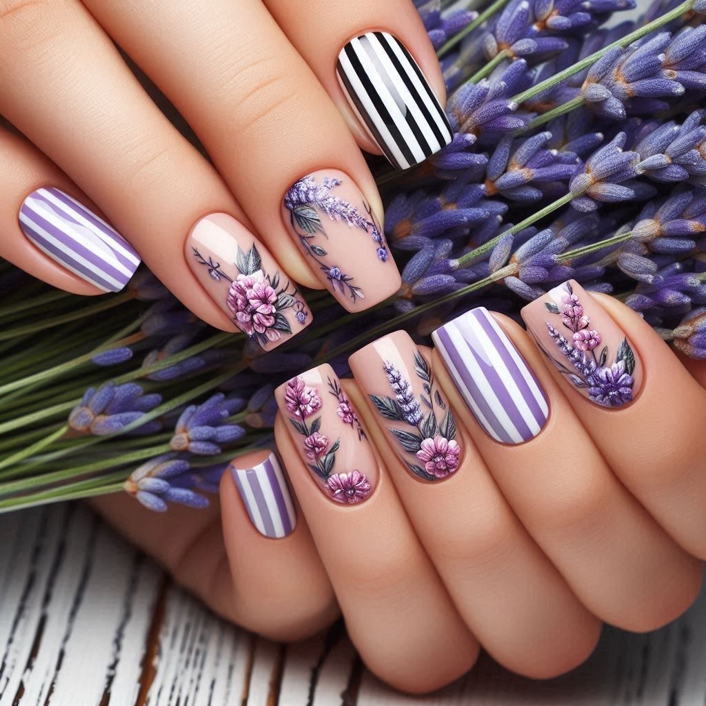 Uñas postizas medianas para mu - Press On Nail Set reseña y precio