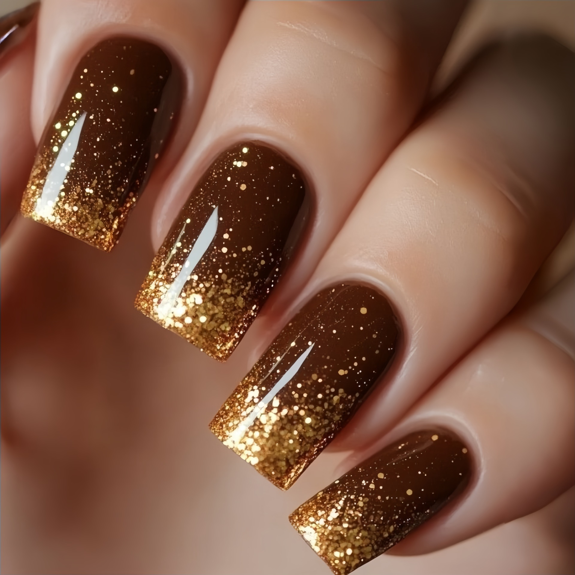 Uñas postizas medianas cortas, - Press On Nail Set reseña y precio