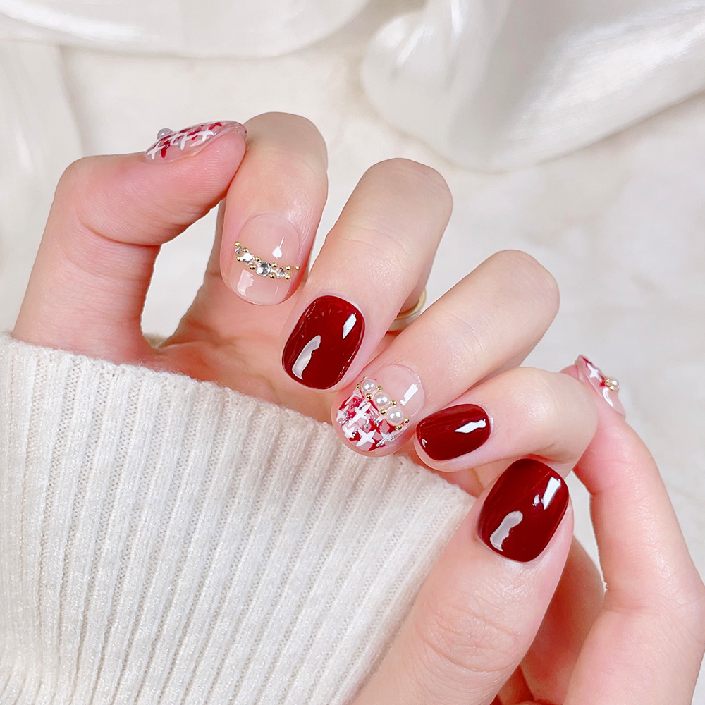 Kit de 10 Uñas Postizas Cortas - Press On Nail Set reseña y precio