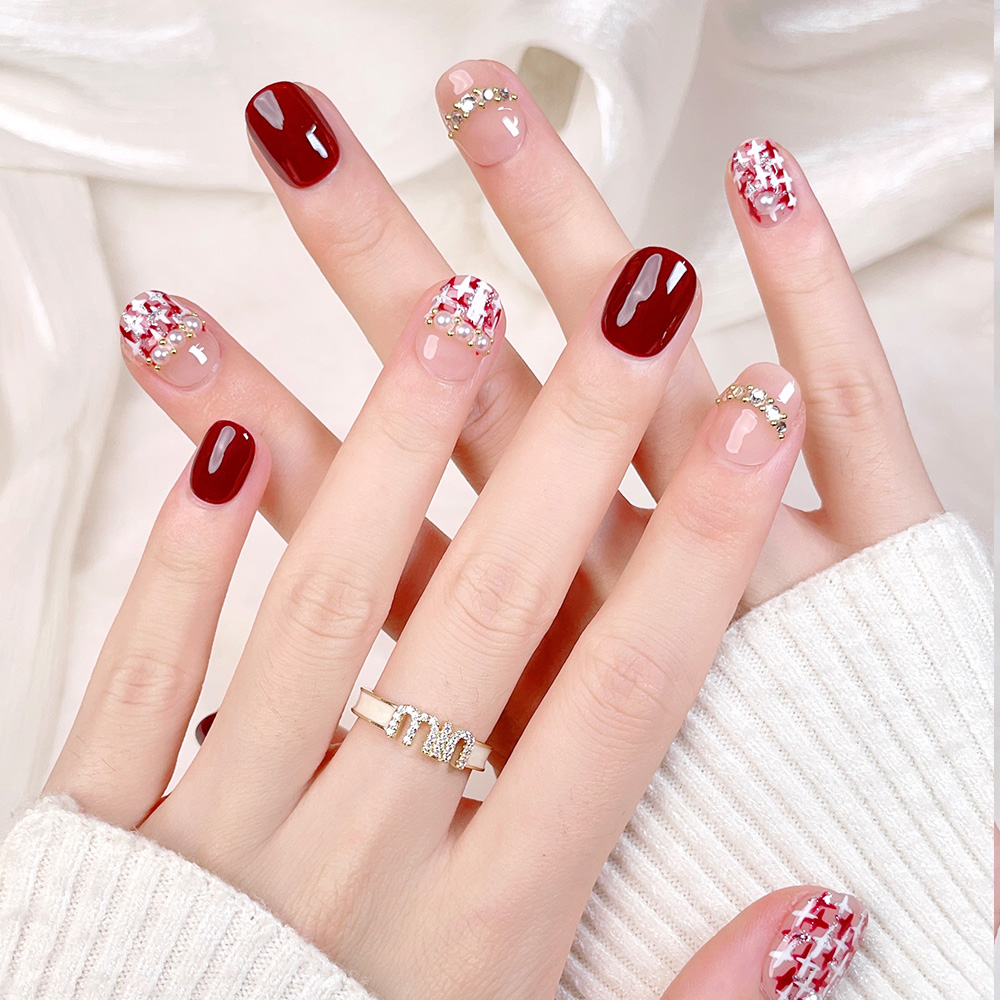 Kit de 10 Uñas Postizas Cortas - Press On Nail Set reseña y precio
