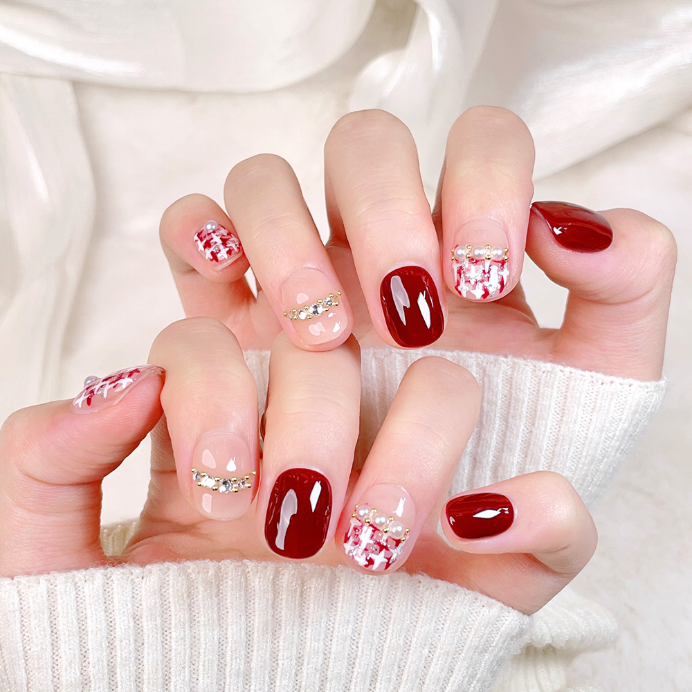 Kit de 10 Uñas Postizas Cortas - Press On Nail Set reseña y precio