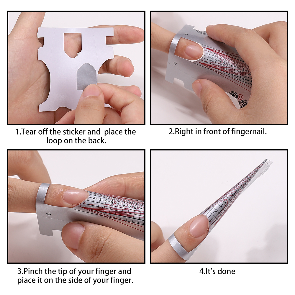 100 unids/lote puntas de forma - Nail Art Lotso reseña y precio