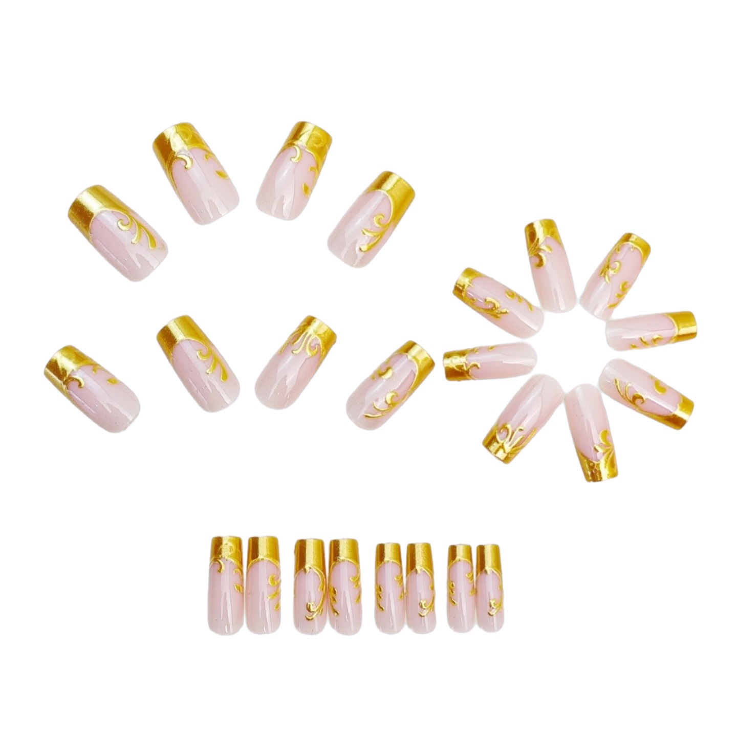 Uñas Postizas Medianas y Larga - Press On Nail Set reseña y precio